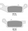 Delta Braking klocki hamulcowe prawy przód Yamaha 250 YFM Raptor 08-12 